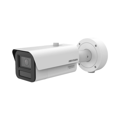 Bala IP 4 Megapixel / Lente Mot. 2.8 – 12 mm / 60 mts IR EXIR / 2 Analiticos Simultaneos / DeepinView / 2 Micrófonos Integrados / SSD Integrado 1 TB / IP67 / IK10 / H.265+ / WDR 150 dB / Captura Facial / Búsqueda por Atributos / Micro SD