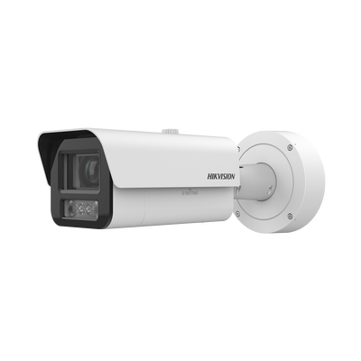 Bala IP 4 Megapixel / Lente Mot. 2.8 – 12 mm / Luz Dual (IR y Luz Blanca) / Reconocimiento Facial / Heat Map / ACUSENSE / Metadata / IK10 / IP67 / WDR 140 dB / DeepinView