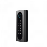 Control de Acceso Slim Akuvox A08S / Aluminio y Vidrio Templado / IP65 & IK09 / Capacidad para 20,000 Tarjetas / Métodos de Acceso Multi (QR, Bluetooth, PIN, RFID) / Soporta Wiegand / 1 Salida de Relay