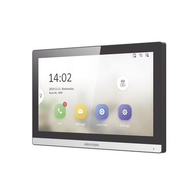 Monitor IP WiFi Touch Screen 7″ para Videoportero IP / Vídeo en Vivo / PoE Estándar / Apertura Remota / Llamada Entre Monitores / Audio bidireccional / Borde slim