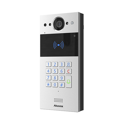 Videoportero SIP / Teclado y Lector de Tarjeta / Notificación App / Notificación Llamada Telefónica / Configuración en la Nube / POE / IP65 / Cámara de 2 MP / NFC / PIN Temporal para Visitas / Control de 2 Puertas - Image 4