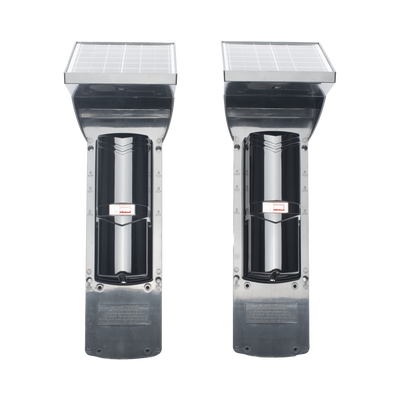 Detector fotoelectrico con celda solar ; DE 2 RAYOS; alcance exterior 60 m / interior 120 m, 4 frecuencias / Para ambientes donde no hay electricidad - Image 5